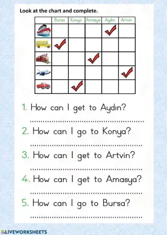 How can I go to.....?