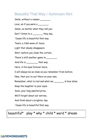 Beautiful that way - Noa