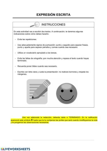 EXPRESIÓN ESCRITA noticia