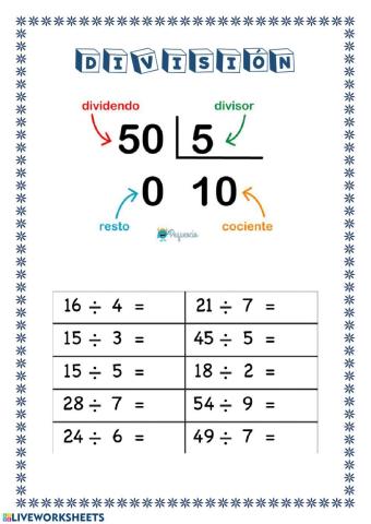 Iniciación a la División