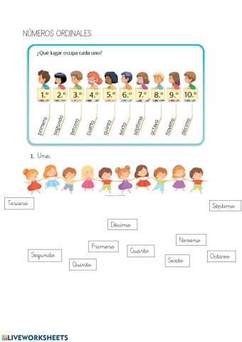 Números ordinales