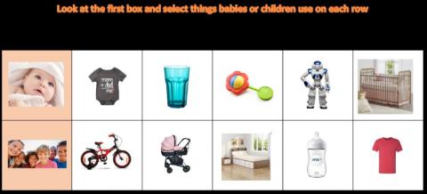 Things babies and children use