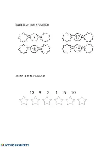 Anterior y posterior