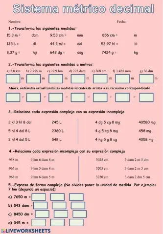 Sistema métrico decimal