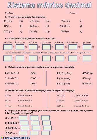 Sistema métrico decimal