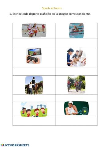 Les sports et les loisirs