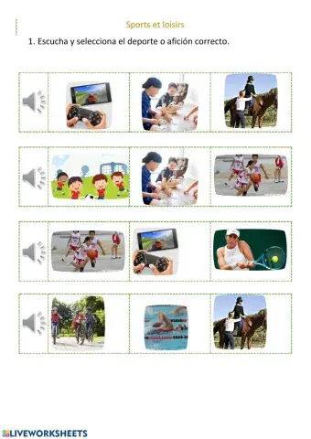 Les sports et les loisirs