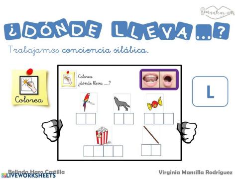 ¿Dónde lleva?...L?