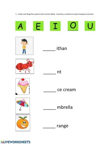 Vowels Pre-K