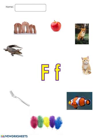 Beggining Sound letter f