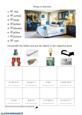 Things in the bedroom