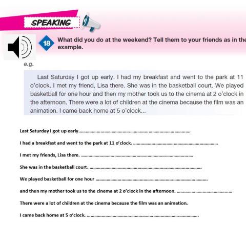 Bookworms page 115 SPEAKING