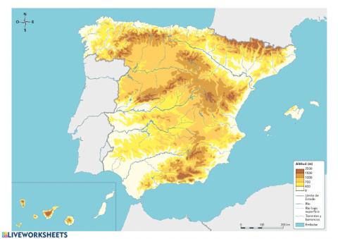 Límites de españa. REPASO