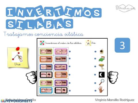 Invertir silabas
