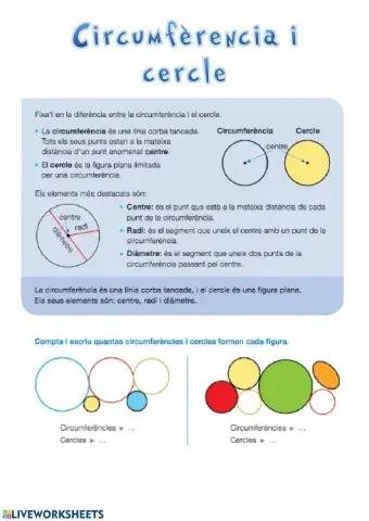 Circumferència i cercle