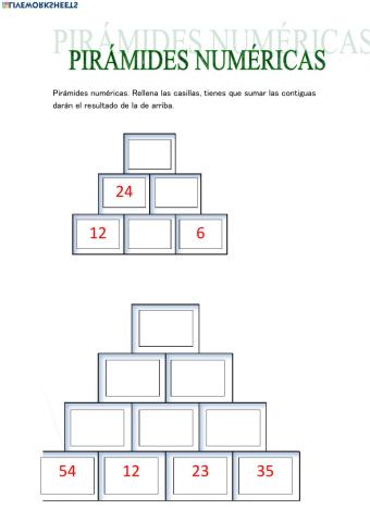Pirámides numéricas