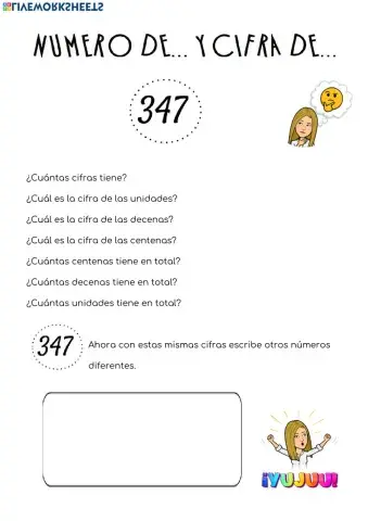 Número de y cifra de