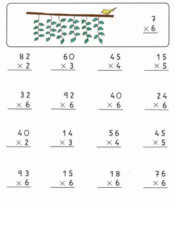 Multiplicaciones con y sin llevadas
