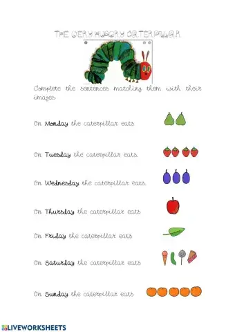 The very hungry caterpillar