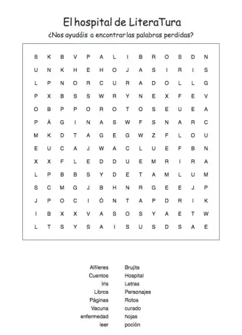 Sopa de Letras. medio