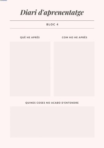 Diari d'aprenentatge