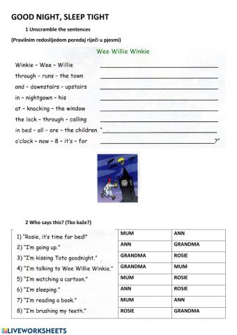 Good night, sleep tight