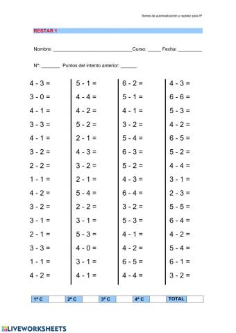 Cálculo mental series