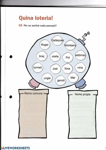 Noms propis i comuns