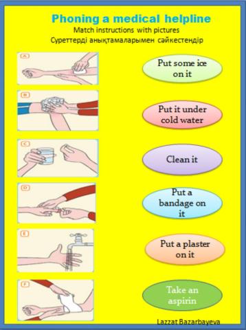 Medical helping English plus7 by Lazzat Bazarbayeva