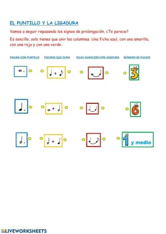 El puntillo y la ligadura