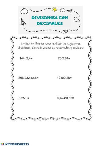 División decimal-5º