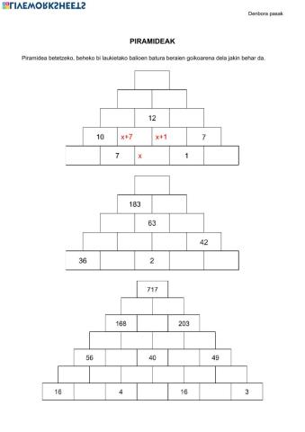 Piramide matematikoa