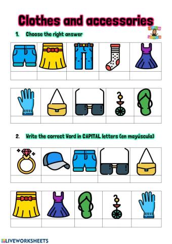 Clothes and accessories