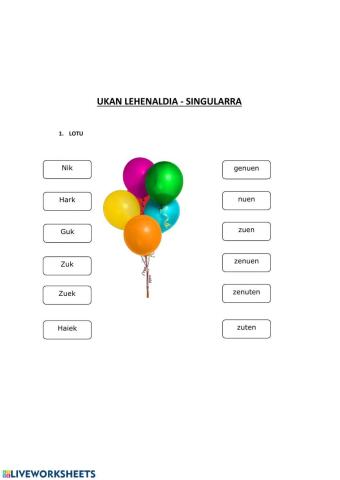 Ukan lehenaldia singularra