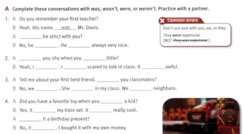 Touchstone 1 Unit 11 Lesson Activity