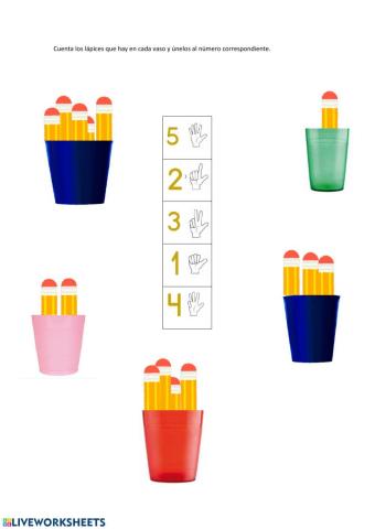 Asociar número con cantidad