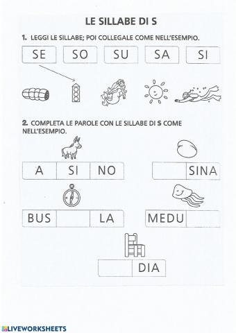 Le sillabe S