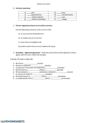 Cómo es tu casa- tu piso