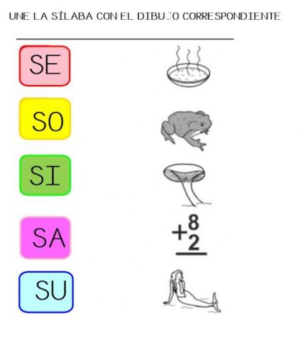 unir sílaba