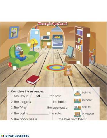 Preposiciones de lugar