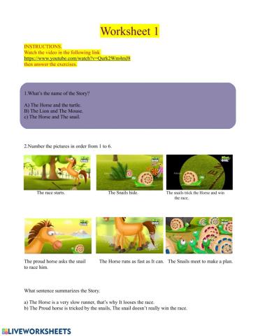 Listening comprehension