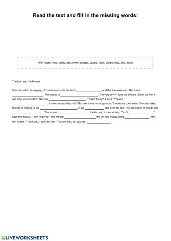 Family and Friends 3 unit 5 - gapped text