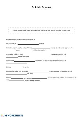 Family and Friends 3 unit 4 - gapped text