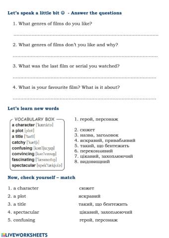 Leisure time - part 2