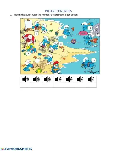 quiz present continuos third grade questions