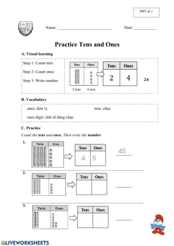 Practice Tens and Ones