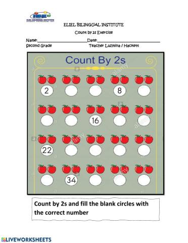 COUNT BY 2s,