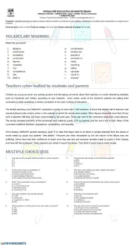 Reading about bullying