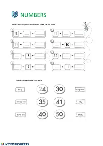 Interactive Activity Numbers EP 2