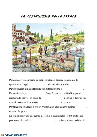 La costruzione delle strade nell Antica Roma